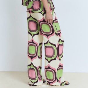 Mango Geometric Print Pant - NWT (Part of a Set)